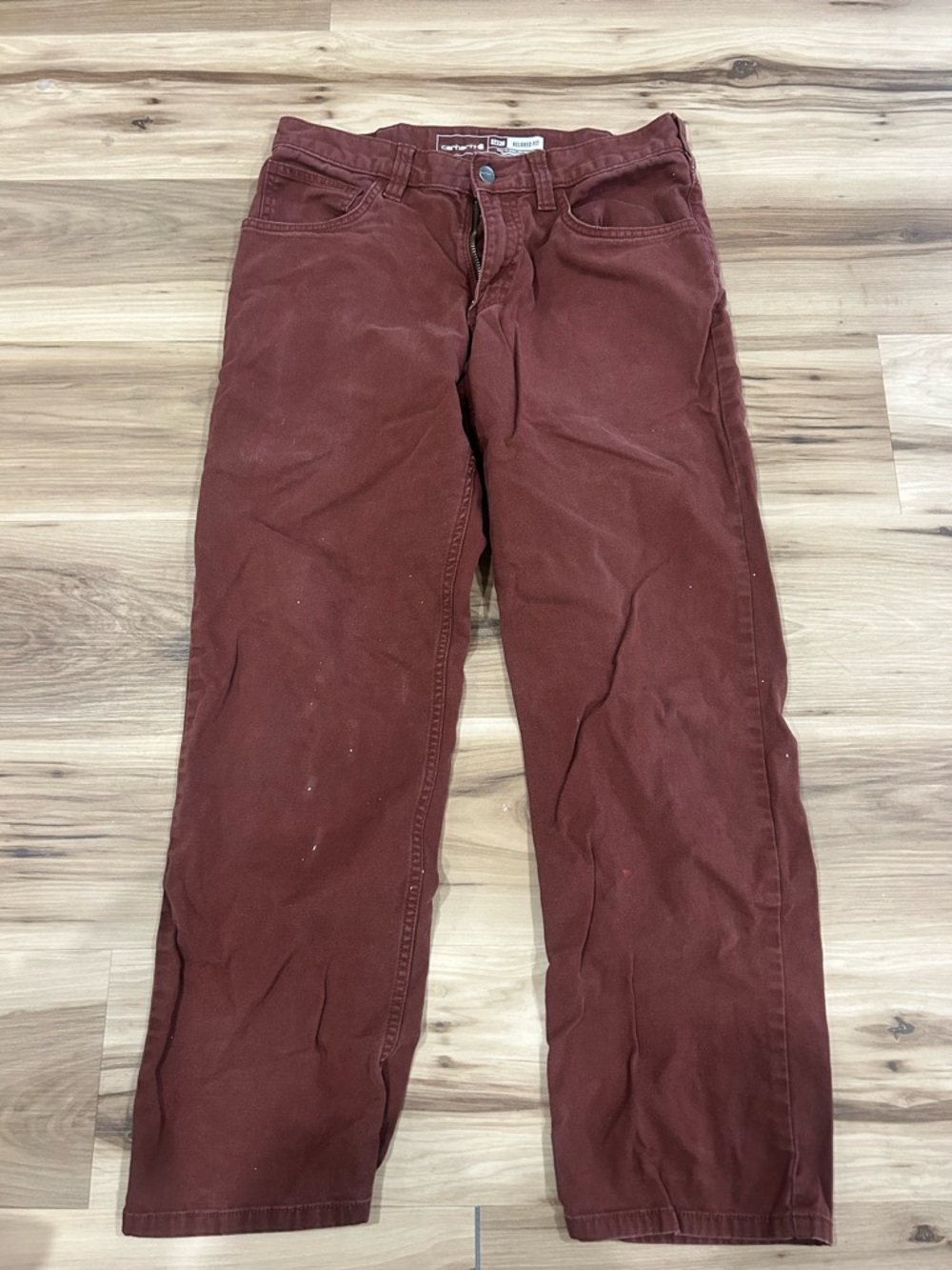 Carhartt Mens red work pants